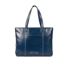 Load image into Gallery viewer, Lowell 02 Blue Leather Tote Bag
