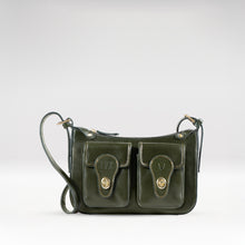 Load image into Gallery viewer, Pyne 01 Green Leather Sling Bag

