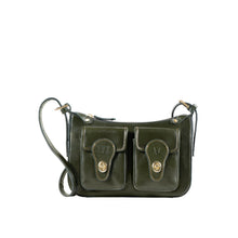 Load image into Gallery viewer, Pyne 01 Green Leather Sling Bag
