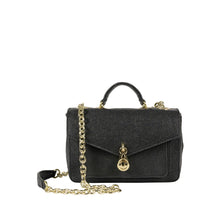 Load image into Gallery viewer, Sterling 01 Black Leather Shoulder Bag
