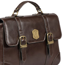 Load image into Gallery viewer, Trinity 01 Brown Leather Shoulder Bag
