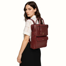 Load image into Gallery viewer, Trinity 03 Red Leather Backpack
