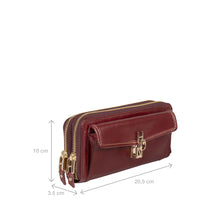 Load image into Gallery viewer, Sterling W1 Red Leather Clutch Wallet
