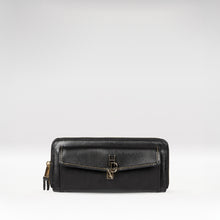 Load image into Gallery viewer, Sterling W1 Black Leather Clutch Wallet
