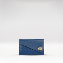 Load image into Gallery viewer, Tower W1 Blue Leather Card Holder
