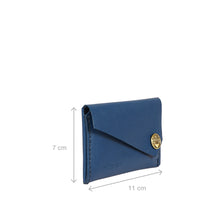 Load image into Gallery viewer, Tower W1 Blue Leather Card Holder
