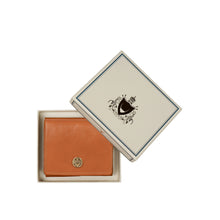 Load image into Gallery viewer, Trinity W1 Orange Leather Trifold Wallet
