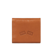 Load image into Gallery viewer, Trinity W1 Orange Leather Trifold Wallet
