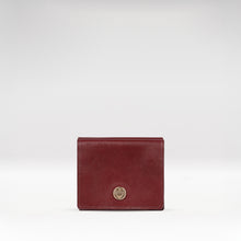 Load image into Gallery viewer, Trinity W1 Red Leather Trifold Wallet
