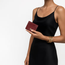 Load image into Gallery viewer, Trinity W1 Red Leather Trifold Wallet
