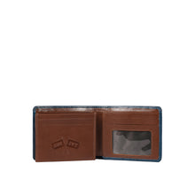 Load image into Gallery viewer, Andover W1 Blue Leather Bi-Fold Wallet
