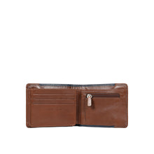 Load image into Gallery viewer, Andover W2 Blue Leather Trifold Wallet
