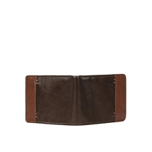 Load image into Gallery viewer, Andover W2 Brown Leather Trifold Wallet
