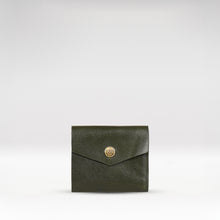 Load image into Gallery viewer, Andover W3 Green Leather Trifold Wallet
