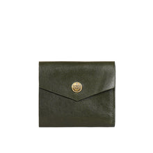 Load image into Gallery viewer, Andover W3 Green Leather Trifold Wallet

