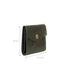 Load image into Gallery viewer, Andover W3 Green Leather Trifold Wallet
