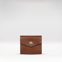 Load image into Gallery viewer, Andover W3 Brown Leather Trifold Wallet
