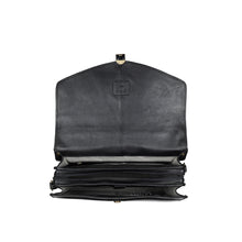 Load image into Gallery viewer, Gi First Black Leather  Briefcase
