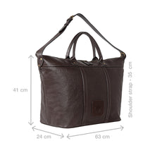 Load image into Gallery viewer, Roberto Brown Leather Duffle Bag
