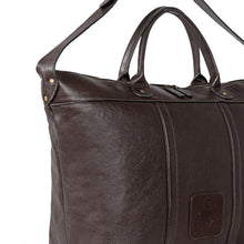 Load image into Gallery viewer, Roberto Brown Leather Duffle Bag
