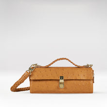 Load image into Gallery viewer, Terra W2 Tan Leather Sling Wallet
