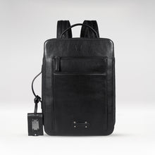 Load image into Gallery viewer, Patagonia 02 Black Leather Backpack
