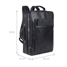 Load image into Gallery viewer, Patagonia 02 Black Leather Backpack
