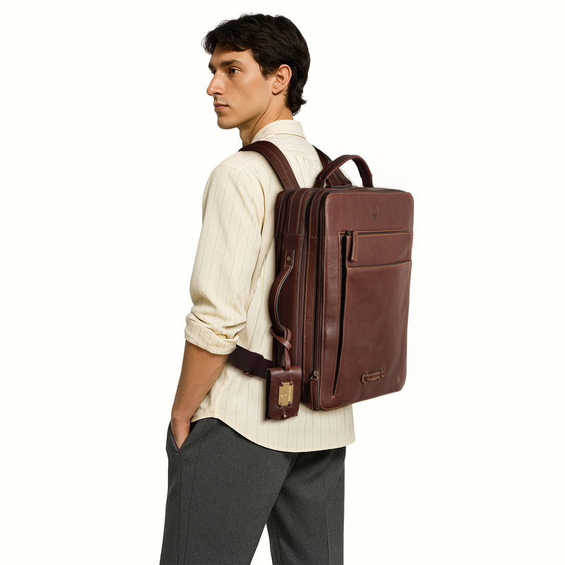 Patagonia 02 Tan Leather Backpack