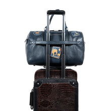 Load image into Gallery viewer, Okavango 02 Blue Leather Duffle Bag
