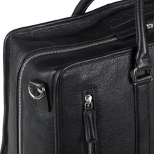 Load image into Gallery viewer, Patagonia 03 Black Leather Duffle Bag

