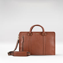 Load image into Gallery viewer, Patagonia 03 Tan Leather Duffle Bag
