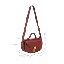 Load image into Gallery viewer, Alps 01 Red Leather Shoulder Bag
