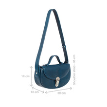 Load image into Gallery viewer, Alps 01 Blue Leather Shoulder Bag
