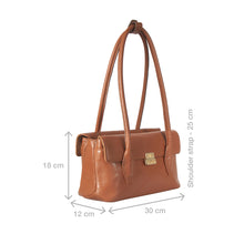 Load image into Gallery viewer, Alps 03 Tan Leather Shoulder Bag
