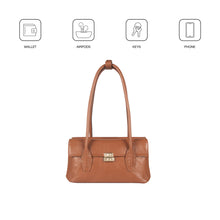 Load image into Gallery viewer, Alps 03 Tan Leather Shoulder Bag
