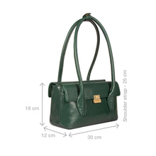 Load image into Gallery viewer, Alps 03 Green Leather Shoulder Bag
