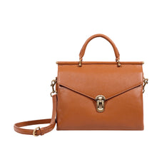 Load image into Gallery viewer, Kowloon 01 Orange Leather Saddle Bag
