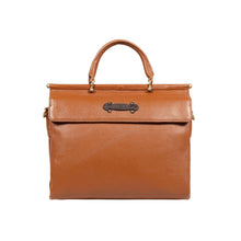 Load image into Gallery viewer, Kowloon 01 Orange Leather Saddle Bag
