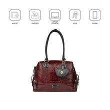 Load image into Gallery viewer, Kowloon 02 Red Leather Tote Bag
