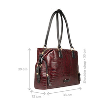 Load image into Gallery viewer, Kowloon 02 Red Leather Tote Bag
