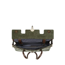 Load image into Gallery viewer, Kowloon 03 Green Leather Tote Bag
