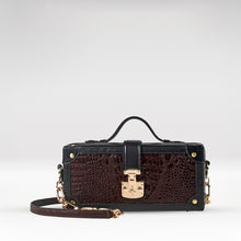 Load image into Gallery viewer, Louvre 02 Brown Leather Shoulder Bag
