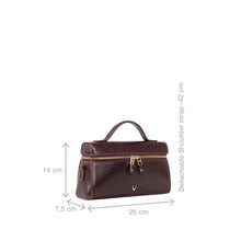 Load image into Gallery viewer, Rodos 01 Purple  Leather Shoulder Bag
