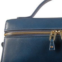 Load image into Gallery viewer, Rodos 01 Blue Leather Shoulder Bag
