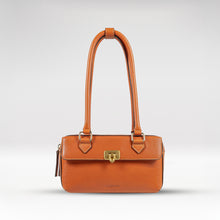 Load image into Gallery viewer, Rodos 02 Orange Leather Tote Bag
