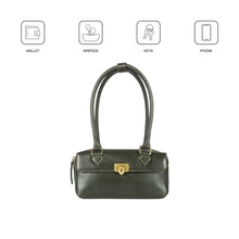 Load image into Gallery viewer, Rodos 02 Green Leather Tote Bag
