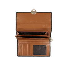 Load image into Gallery viewer, Alps W1 Black Leather Trifold Wallet
