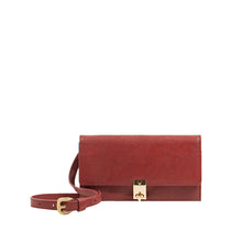 Load image into Gallery viewer, Alps W2 Red Leather Sling Wallet
