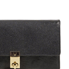 Load image into Gallery viewer, Alps W2 Black Leather Sling Wallet
