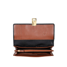 Load image into Gallery viewer, Alps W2 Black Leather Sling Wallet
